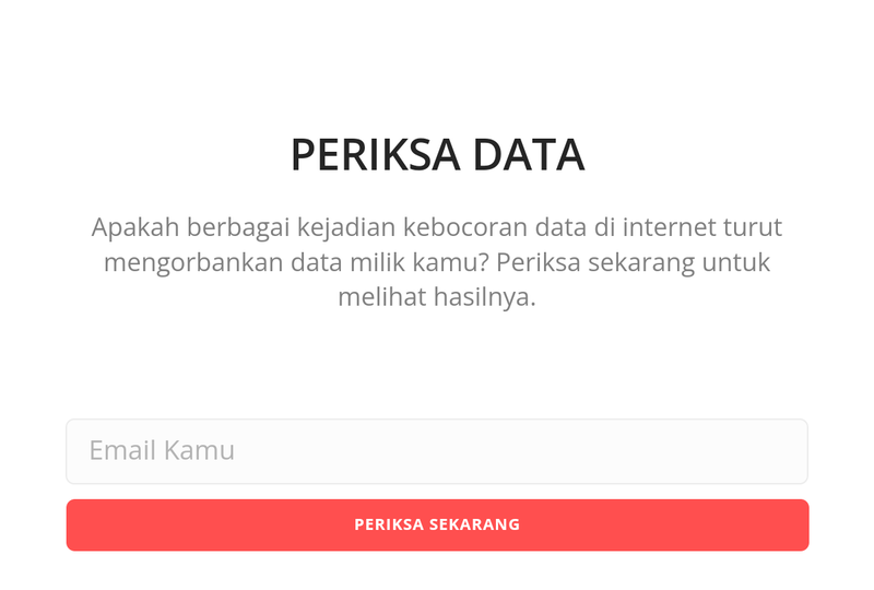 Peringatan Keamanan